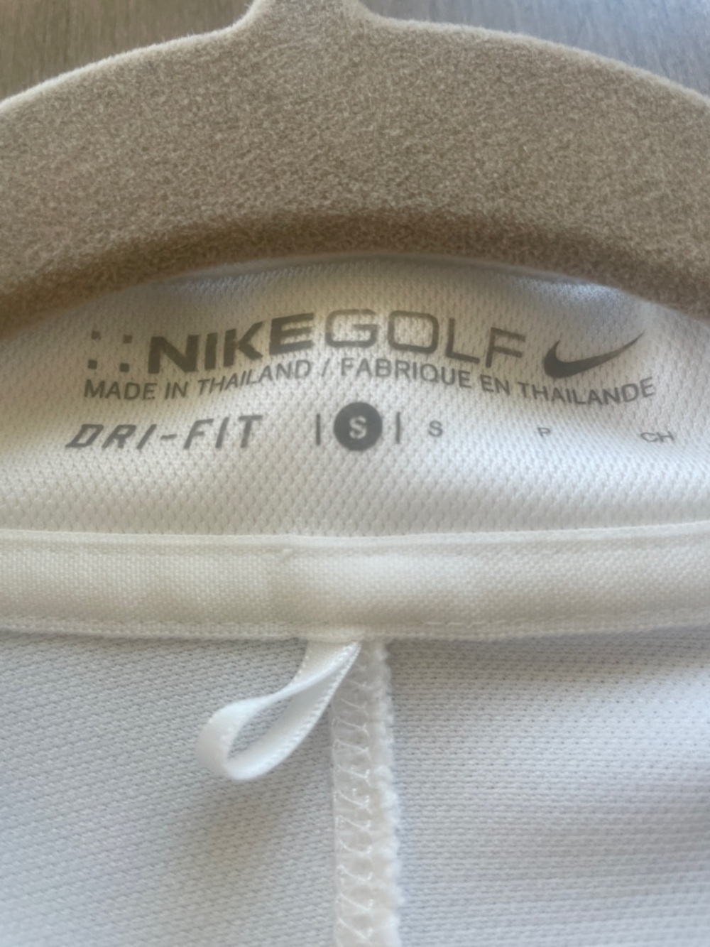 Nike Golf Dri-fit Size S Sleeveless White Polo Top - Picture 3 of 5